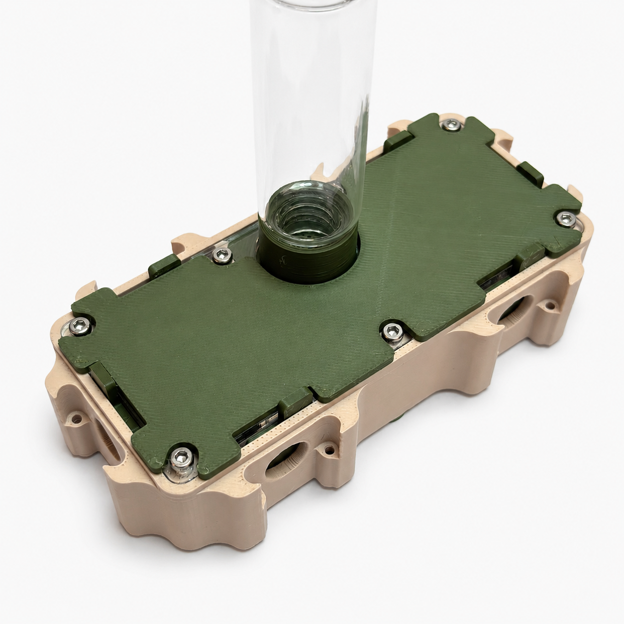 Module S Hydrix ouvert – Intérieur formicarium humide Nexus AntWorld