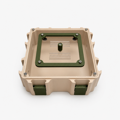 Aire de chasse M Nexus AntWorld – Nourrissage compact fourmis vue de face