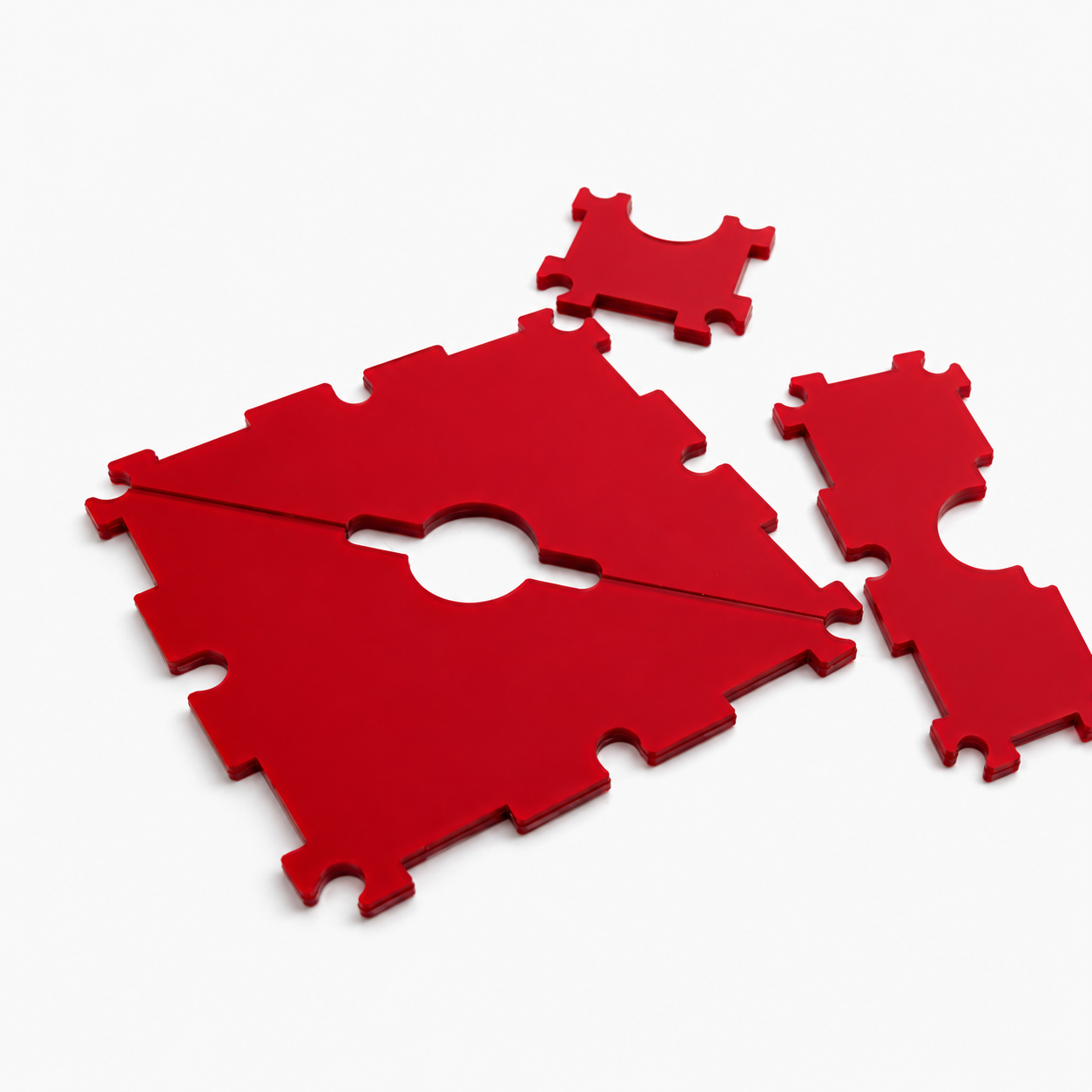 Cache module acrylique rouge Nexus – Protection lumière formicarium AntWorld